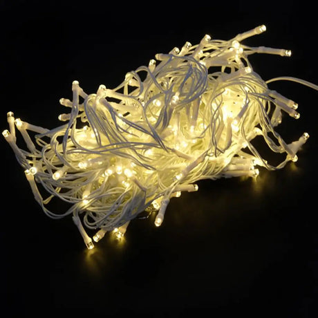 SAS Icicle Light Solar 180LED Warm White 7.3m 275533
