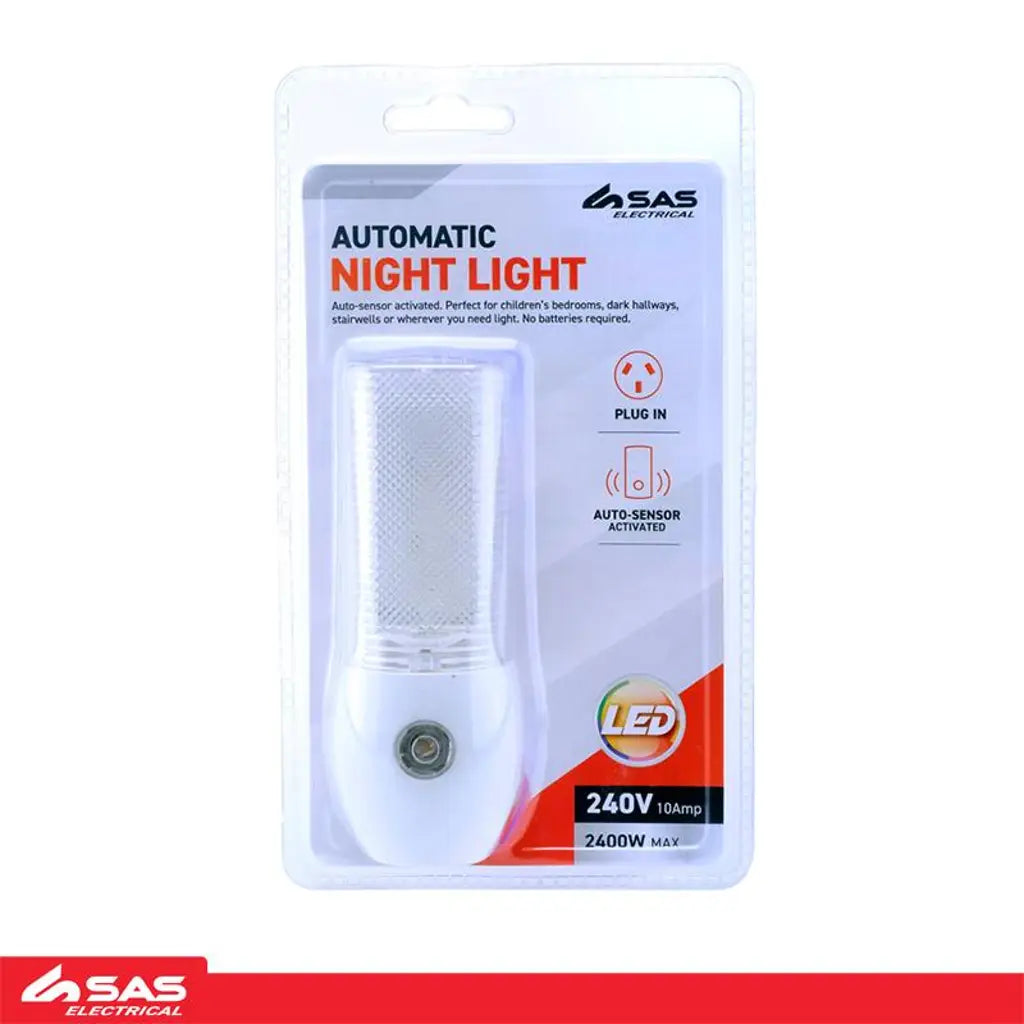 SAS Night Light With Auto Sensor 240V 115x40mm 248209