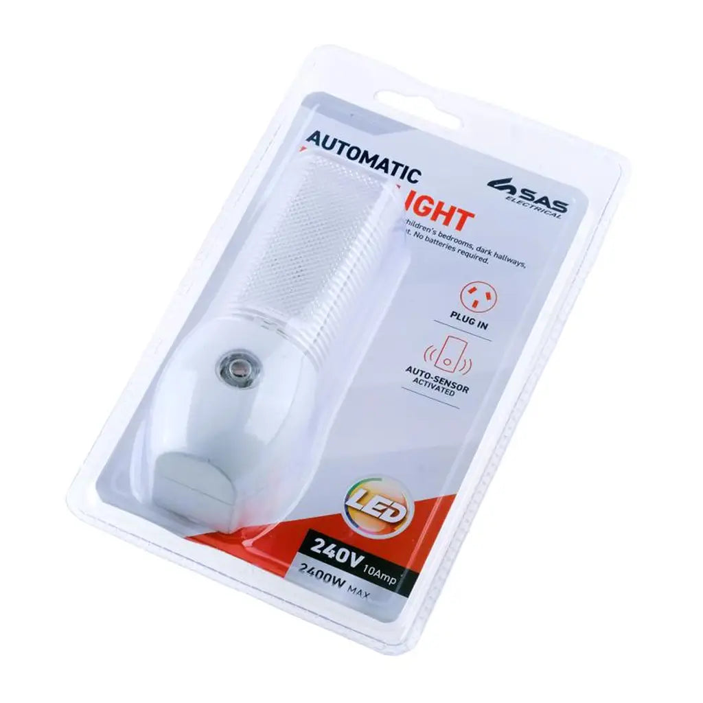 SAS Night Light With Auto Sensor 240V 115x40mm 248209