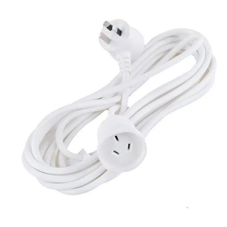SAS Piggy Back Extension Lead White 240V 10A Max Load 2400W 5m 272587