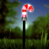 SAS Stake Light Solar Candy Cane 1LED Cool White 7.5x40cm 272921