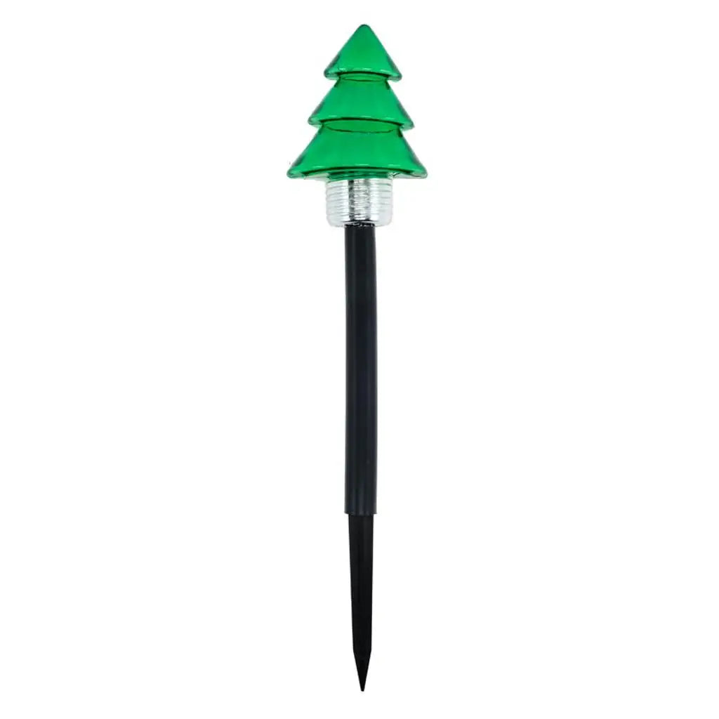 SAS Stake Light Solar Christmas Tree 1LED Cool White 8x40cm 272914