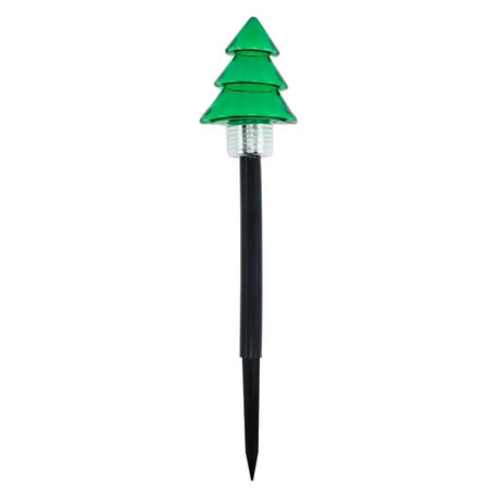 SAS Stake Light Solar Christmas Tree 1LED Cool White 8x40cm 272914