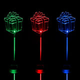 SAS Stake Light Solar Gift Box 1LED Multi Colour 13x11x87cm 242122