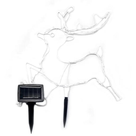 SAS Stake Light Solar Silhouette Reindeer 16LED Multicolour 47x39cm 1.9m 273522