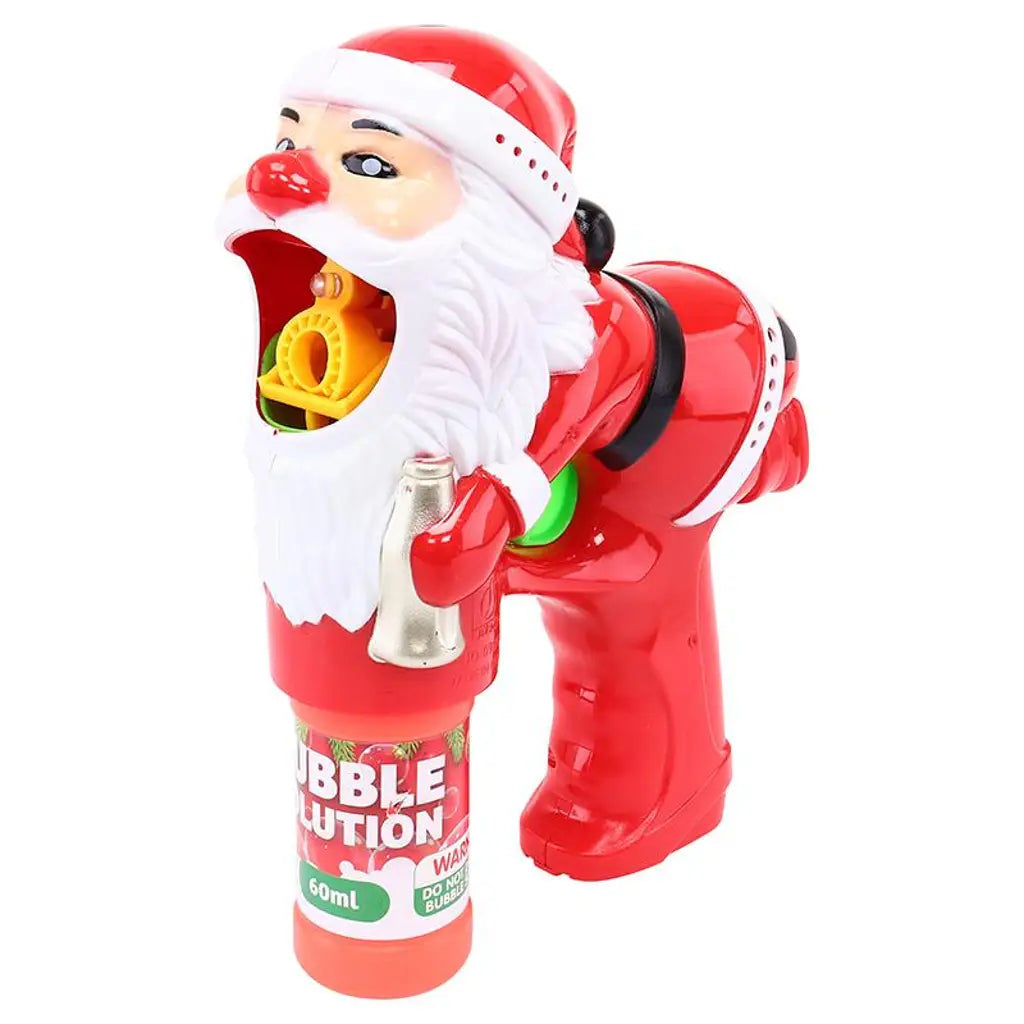 SAS Toy Bubble Gun Christmas Red 60ml 241132