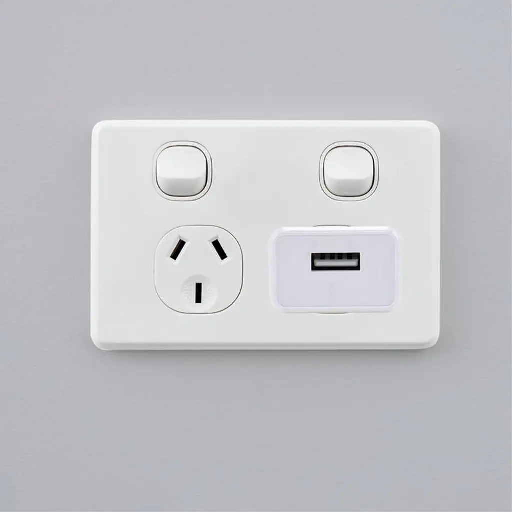 SAS White USB Wall Charger 1A 283774