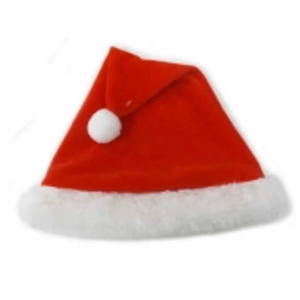 Santa Hat 27X33cm Kids Soft Velvet XM052061