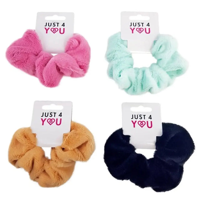 Scrunchie Fluffy Assorted HA0686