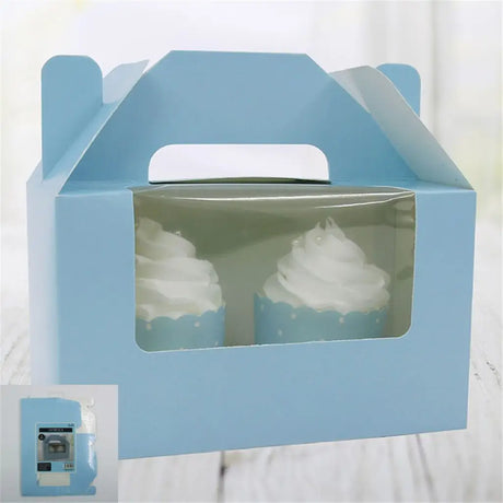 Shmick 2 Cupcake Box Blue 17x10x10cm 3Pk SH21232