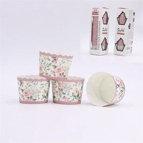 Shmick Baking Cups Pink Flowers 30Pk SH87842