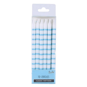 Shmick Blue Birthday Candles 12.5cm 12PK SH48225