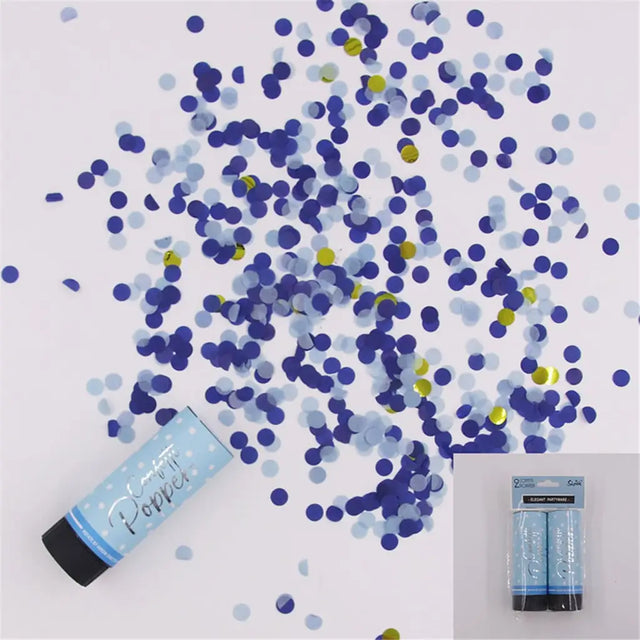 Shmick Blue Confetti Popper 2PK SH19635
