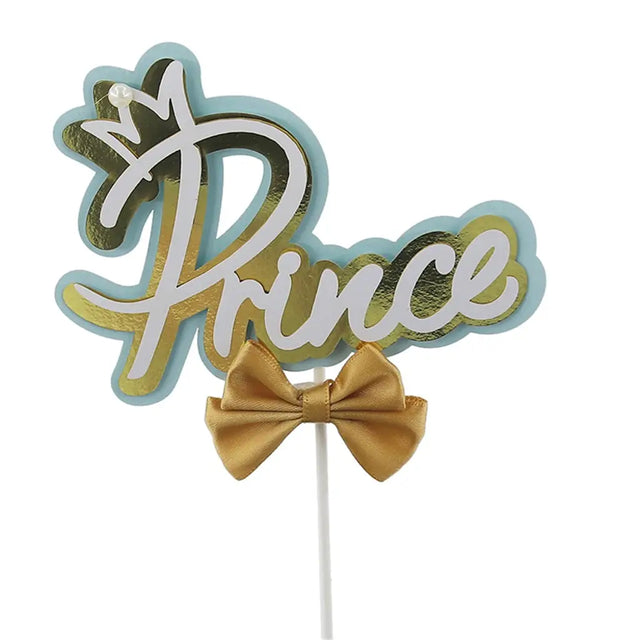Shmick Blue Prince Cake Topper 10x16cm SH43869