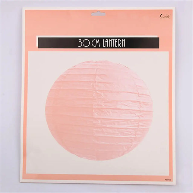 Shmick Coral Pink Paper Lanern 30cm A207833