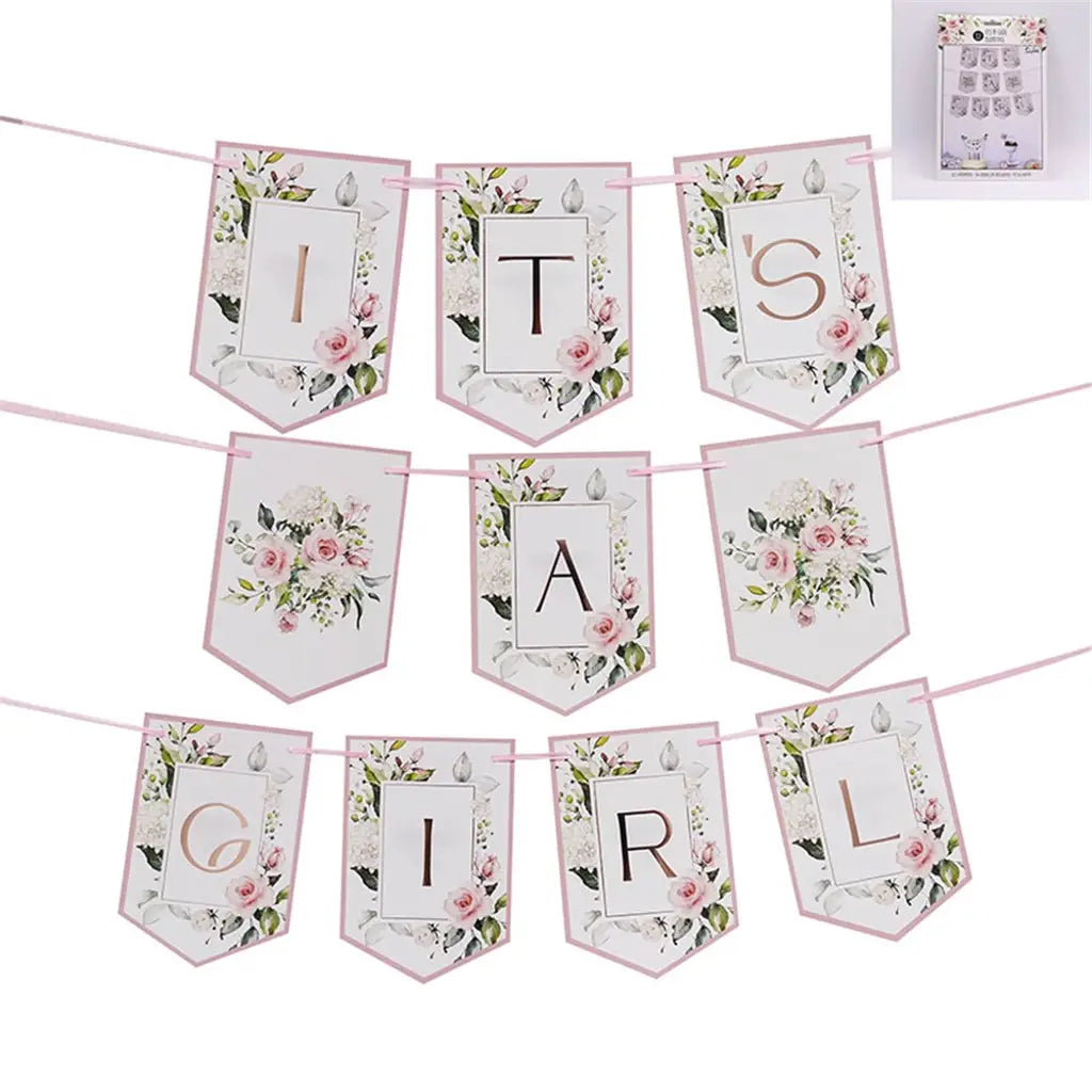 Shmick It's A Girl Bunting 2.5m SH88009