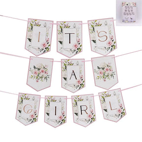 Shmick It's A Girl Bunting 2.5m SH88009