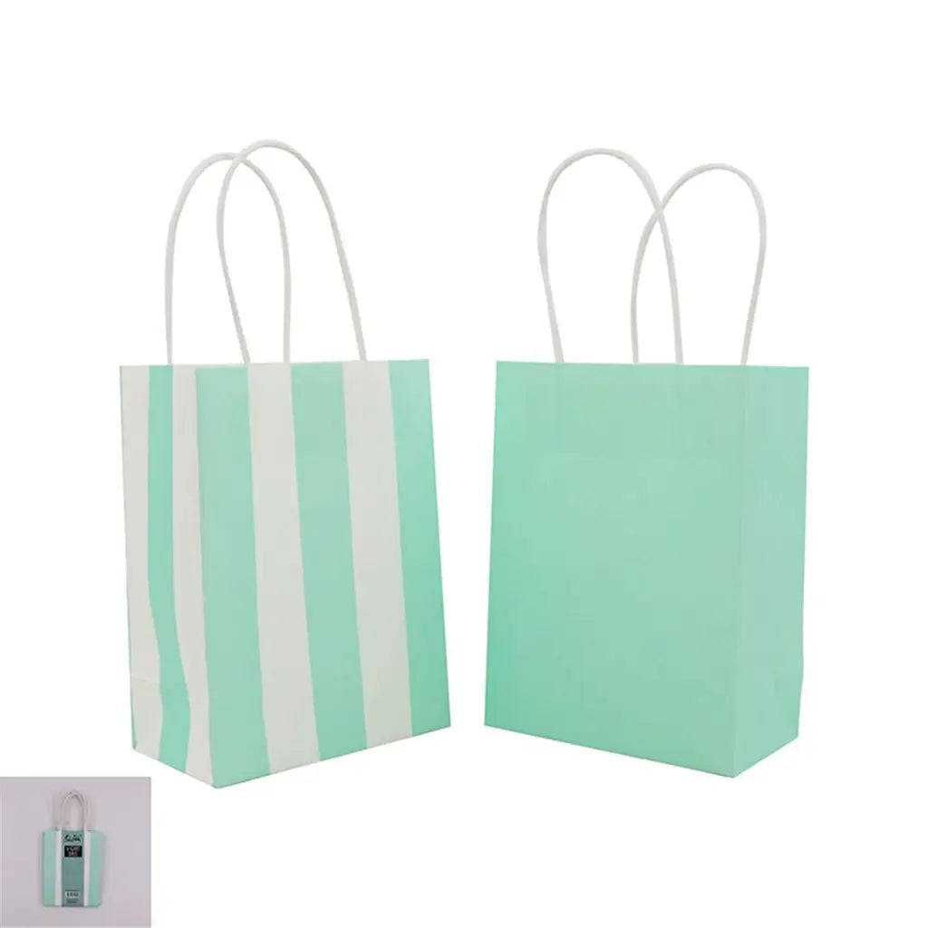 Shmick Kraft Bag Mint 12x6.5x16 cm 4Pk SH22482
