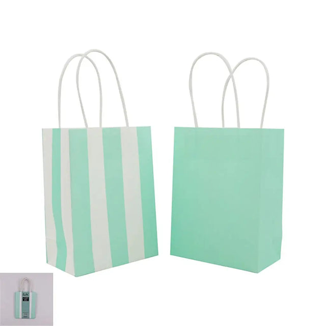Shmick Kraft Bag Mint 12x6.5x16 cm 4Pk SH22482