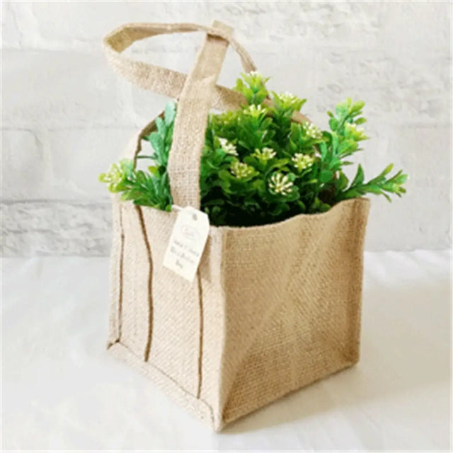 Shmick Mini Burlap Bag 14x14cm A181164