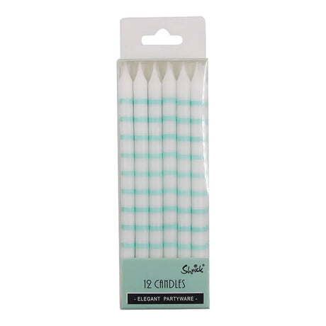 Shmick Mint Birthday Candles 12.5cm 12PK SH22420