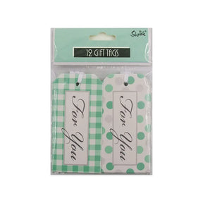 Shmick Mint Gift Tags 12PK SH22338