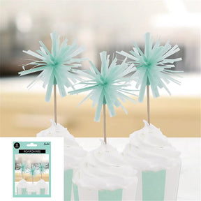 Shmick Mint Pomp Pom Picks 13cm 12Pk SH23472