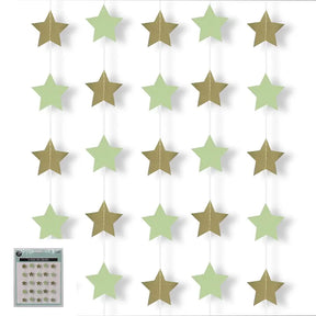 Shmick Mint Star Garland 200cm 2PK SH19437