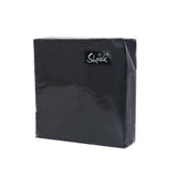Shmick Napkin Black 25x25cm 2LY 40PK SH23745