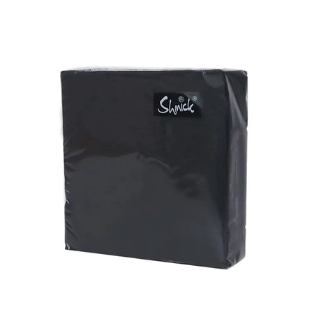 Shmick Napkin Black 25x25cm 2LY 40PK SH23745