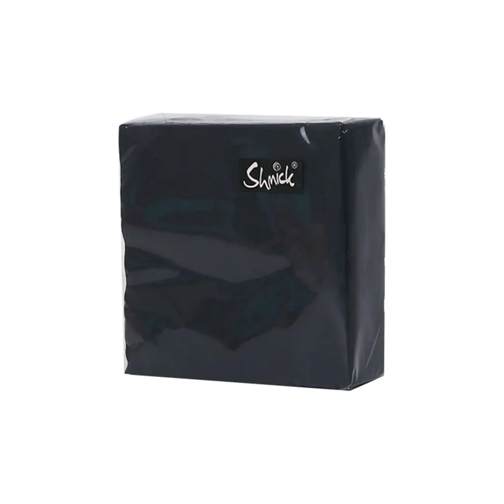 Shmick Napkin Black 33x33cm 2LY 40PK SH23820