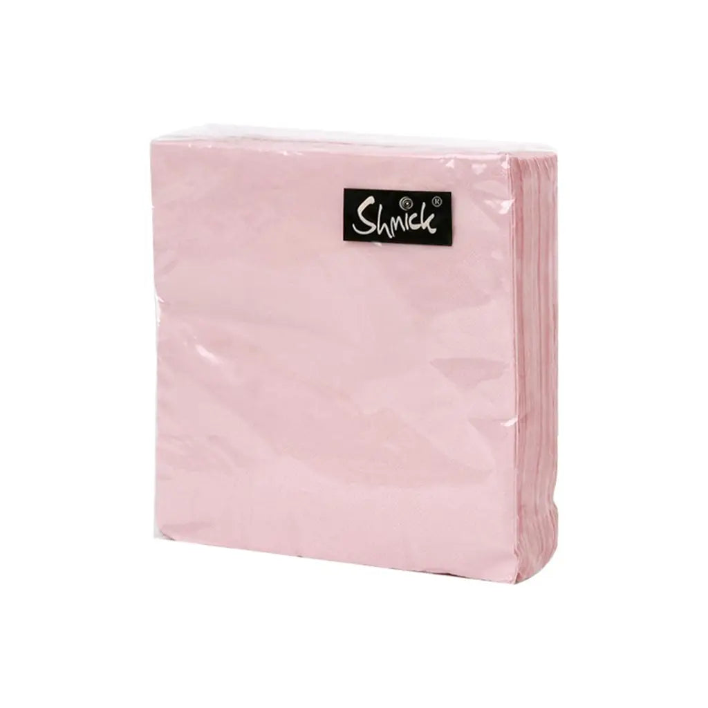 Shmick Napkin Blush Pink 25x25cm 2LY 40PK SH23691