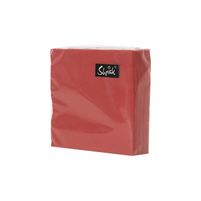 Shmick Napkin Cherry Red 33x33cm 2LY 40PK SH23790