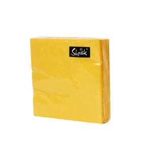 Shmick Napkin Dandelion Yellow 25x25cm 2LY 40PK SH23684