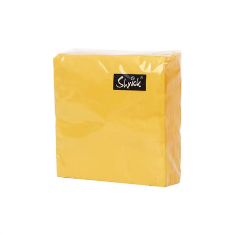 Shmick Napkin Dandelion Yellow 33x33cm 2LY 40PK SH23769