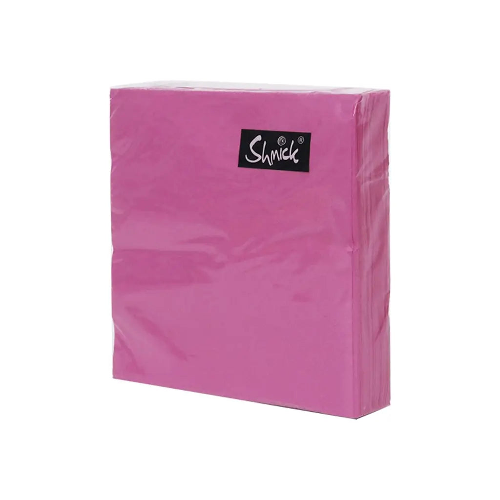 Shmick Napkin Magenta Pink 25x25cm 2LY 40PK SH23707