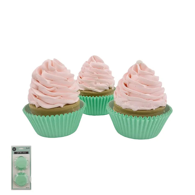 Shmick Paper Cupcake Liners Mint 7.5x5x3cm 100Pk SH21126