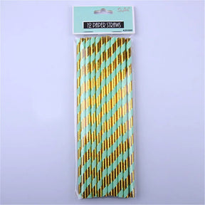 Shmick Paper Straws Luxe Mint 20Pk A203989