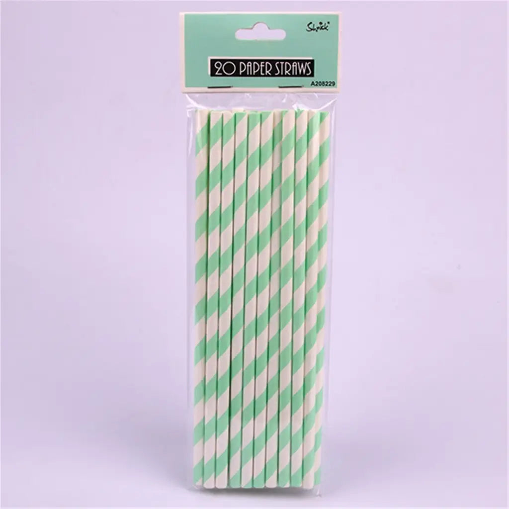 Shmick Paper Straws Mint 20Pk A208229
