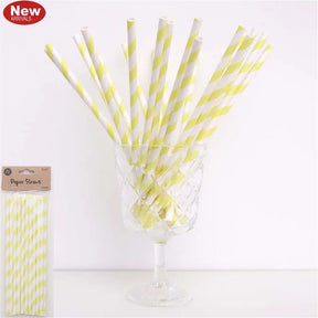 Shmick Paper Straws Neon Chartreuse 20Pk A212400