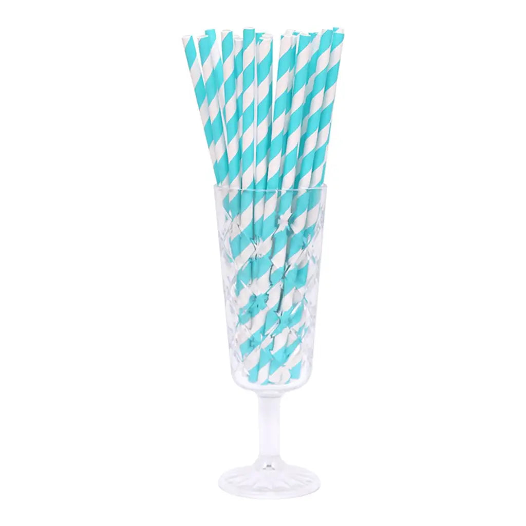 Shmick Paper Straws Teal 50Pk A231999