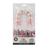 Shmick Pink And White Pom Pom Arch Cake Topper SH43814