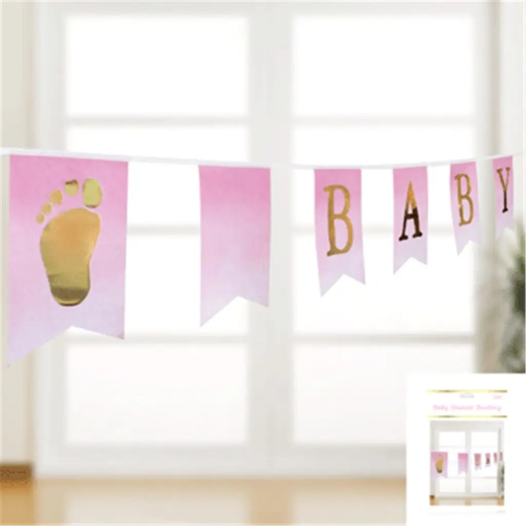 Shmick Pink Baby Shower Bunting A159170