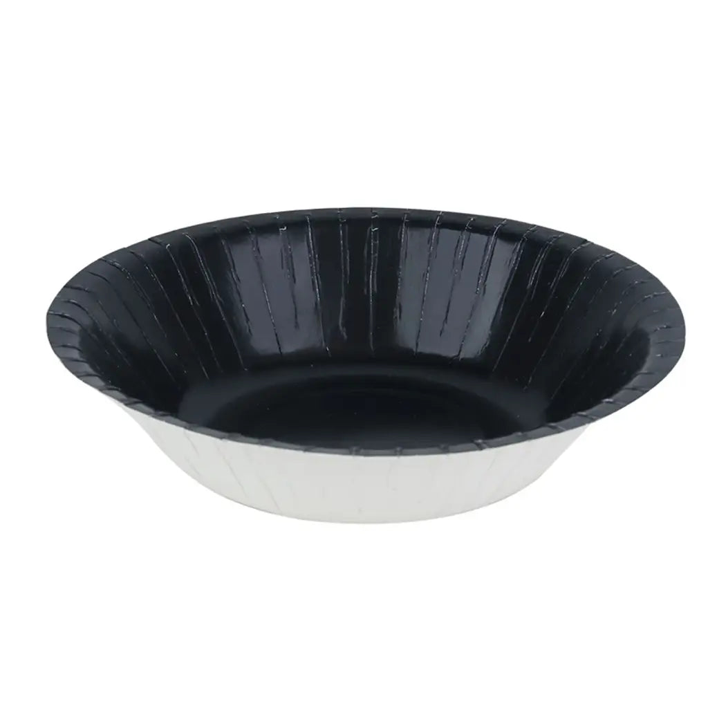 Shmick Plastic Free Paper Bowl Black 18cm 20PK SH14200