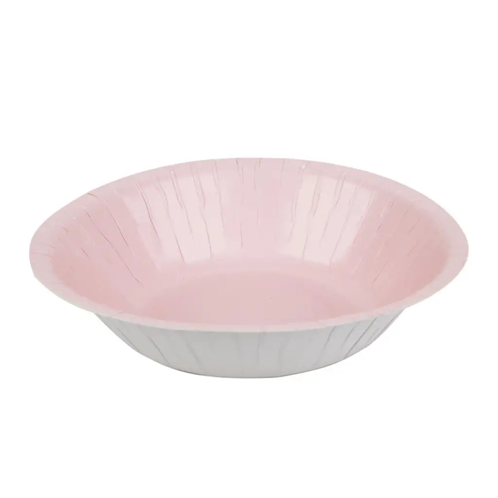 Shmick Plastic Free Paper Bowl Blush Pink 18cm 20PK SH14118