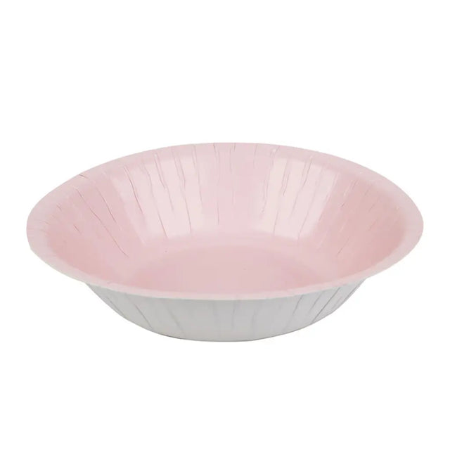 Shmick Plastic Free Paper Bowl Blush Pink 18cm 20PK SH14118
