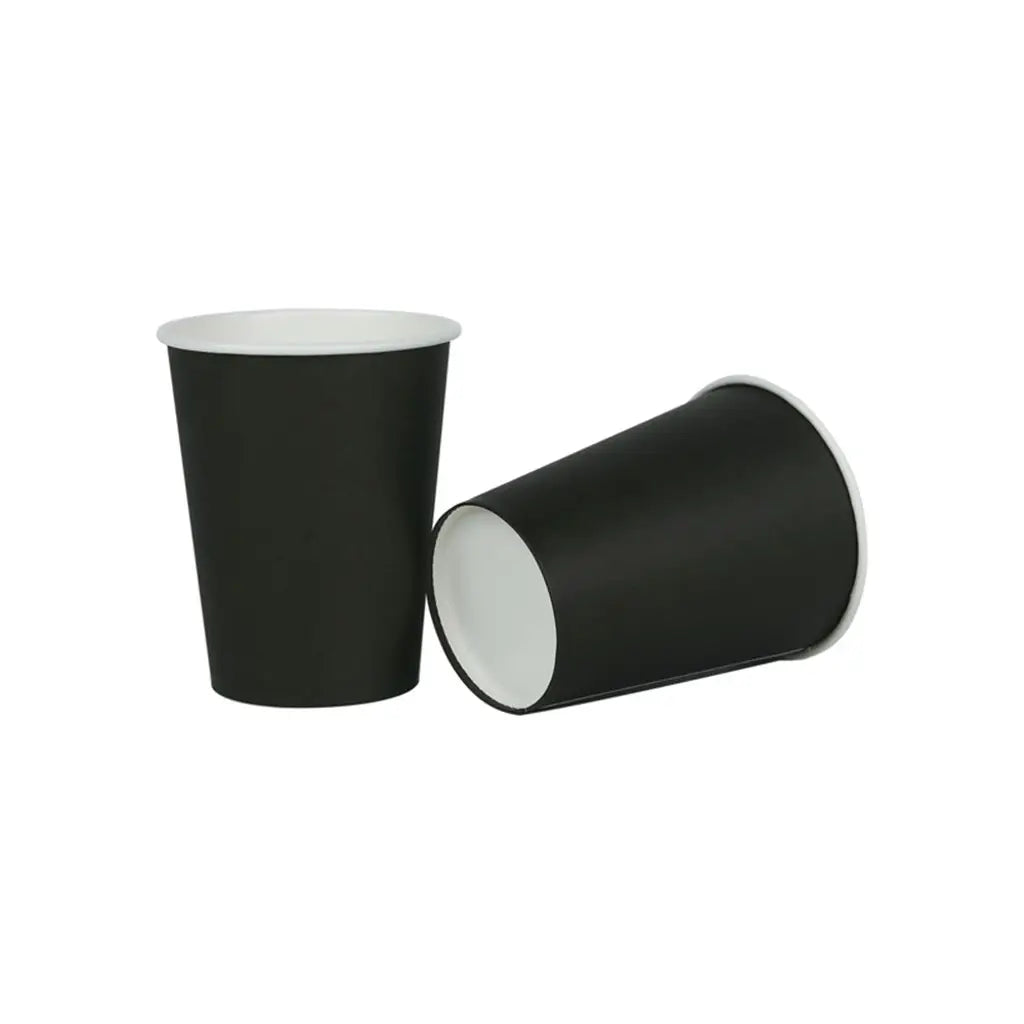 Shmick Plastic Free Paper Cups Black 266ml 20PK SH14088