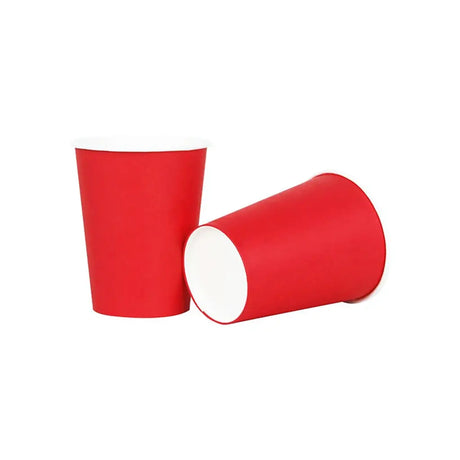 Shmick Plastic Free Paper Cups Cherry Red 266ml 20PK SH14163
