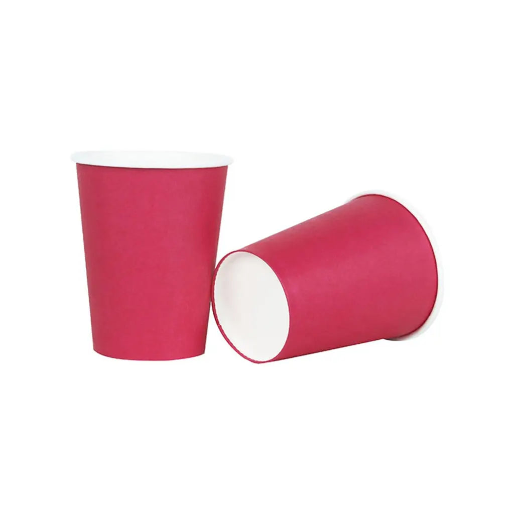 Shmick Plastic Free Paper Cups Magenta Pink 266ml 20PK SH14064
