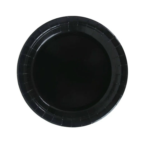 Shmick Plastic Free Paper Plate Black 23cm 20PK SH03815
